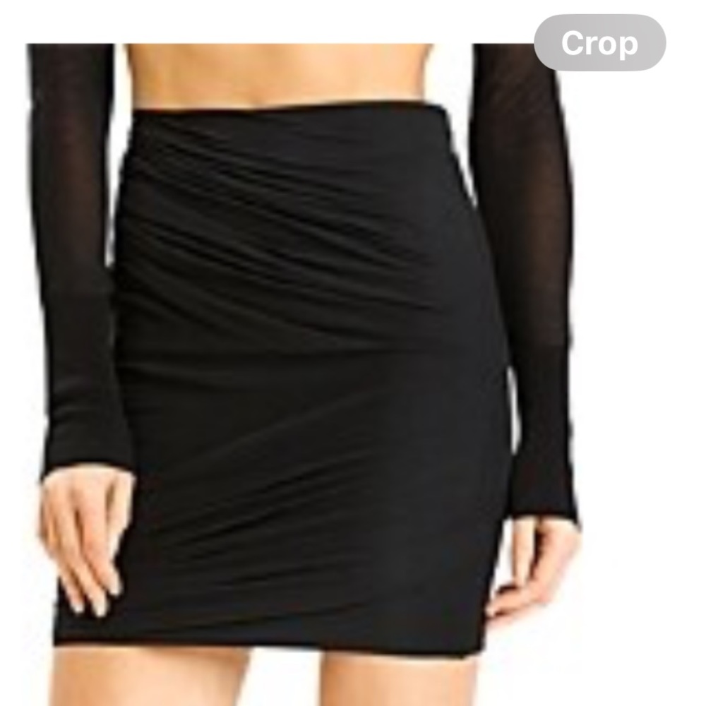 Herve Leger x Julia Restoin
Roitfeld Mesh Overlay Ruched Skirt